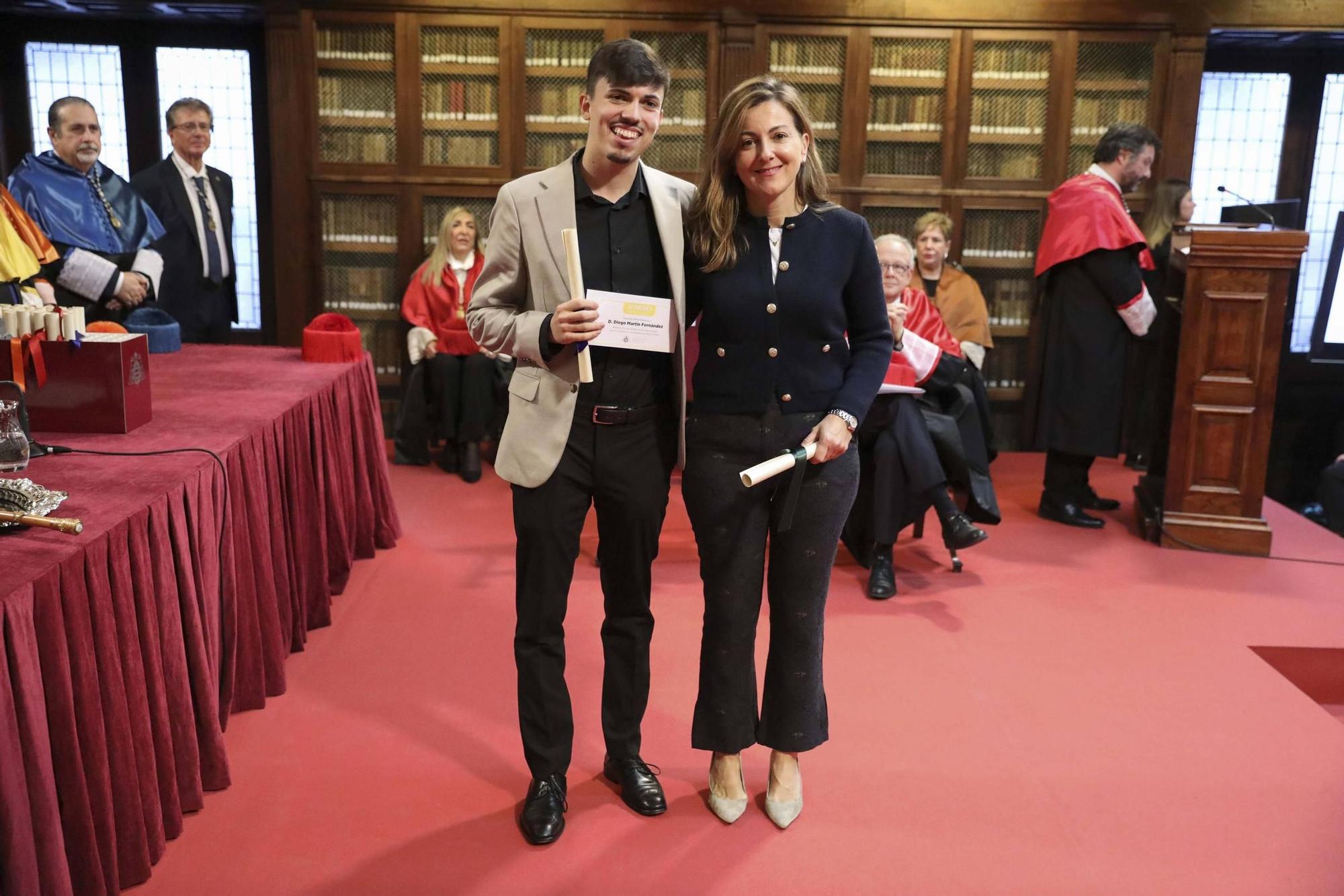 En imágenes: Así fue la entrega de premios a los mejores expedientes de la Universidad de Oviedo 2024