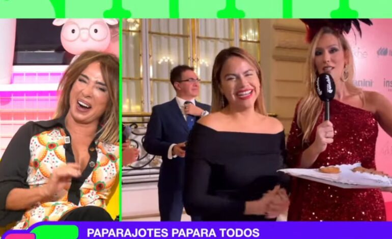 El ‘moñeo’ de Mónica Hoyos con sus excompañeros de ‘Ni que fuéramos shhh’ en pleno directo: «Qué pena que no se les ve»