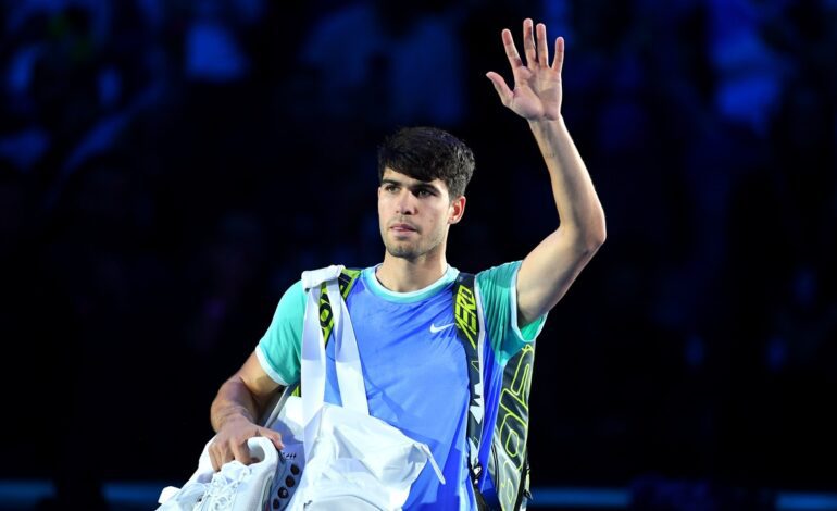 Carlos Alcaraz confirma que no se sentía bien en su debut en las ATP Finals: «Ahogarme me ha limitado…»