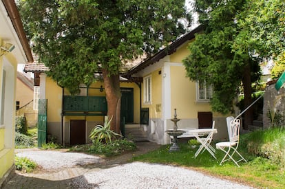 La casa natal de Josef Suk, transformada en un monumento conmemorativo, en Krecovice.