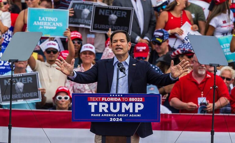 Trump confirma que el latino Marco Rubio dirigirá la diplomacia de EE UU