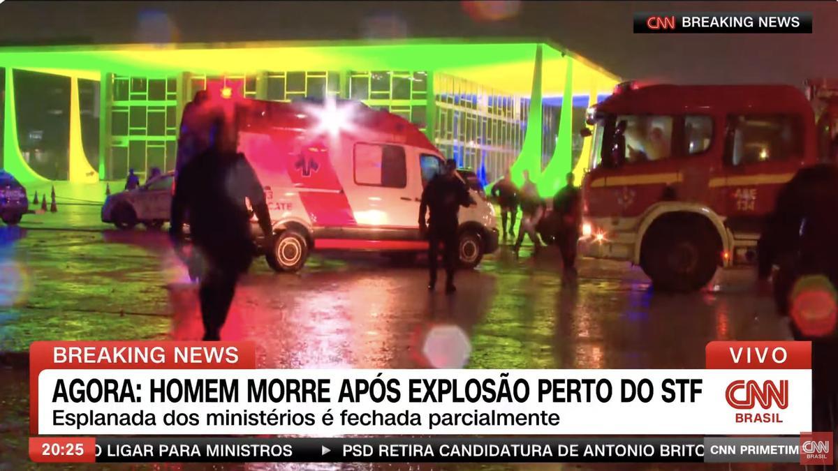 Dos explosiones en la Plaza de los Tres Poderes en Brasilia provocan al menos un muerto y encienden una alarma política