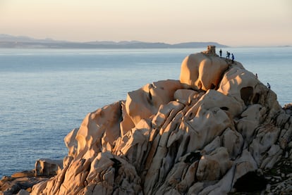 Los peñascos de Capo Testa, en un paisaje en el noreste de Cerdeña.