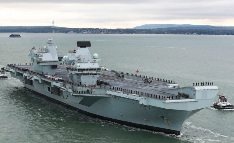 Los portaaviones HMS Prince of Wales y HMS Queen Elizabeth vuelven a surcar aguas británicas