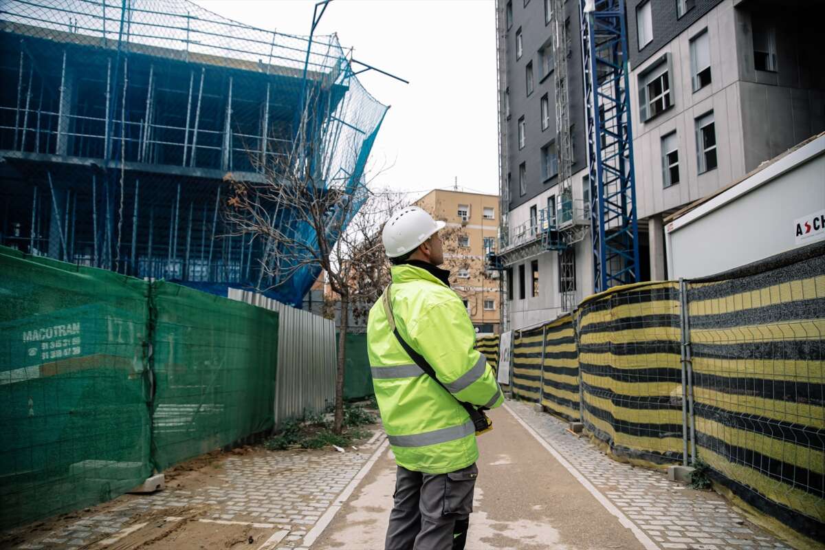 El sector de la construcción en España se enfrenta a retos históricos. Foto: Carlos Luján / Europa Press