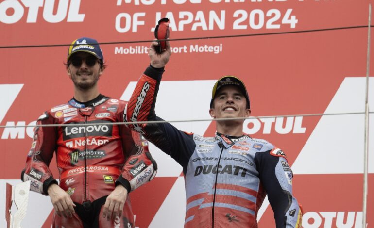 Pecco Bagnaia pone a Marc Márquez de ejemplo para analizar su derrota contra Jorge Martín