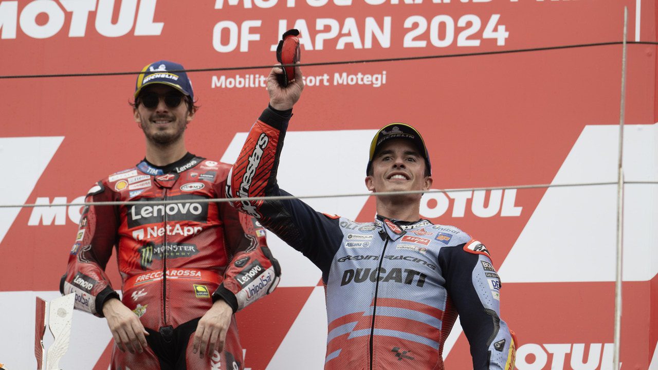 Pecco Bagnaia pone a Marc Márquez de ejemplo para analizar su derrota contra Jorge Martín