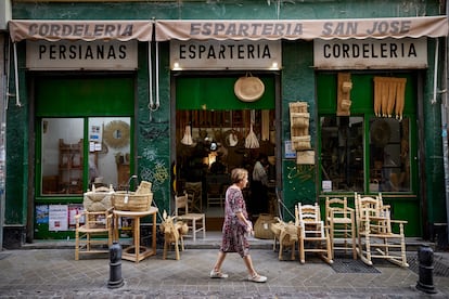 L'extérieur de l'Espartería San José, au centre de Grenade. 