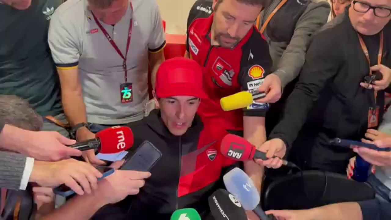 Las sensaciones de Marc Márquez tras el primer día de test con la Ducati: «Me he sentido cómodo»