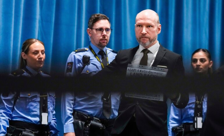 Breivik pide por segunda vez la libertad condicional a la Justicia noruega