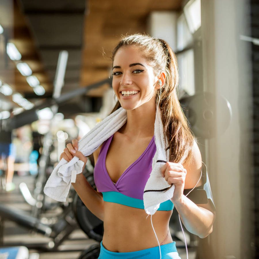 chica de gimnasio