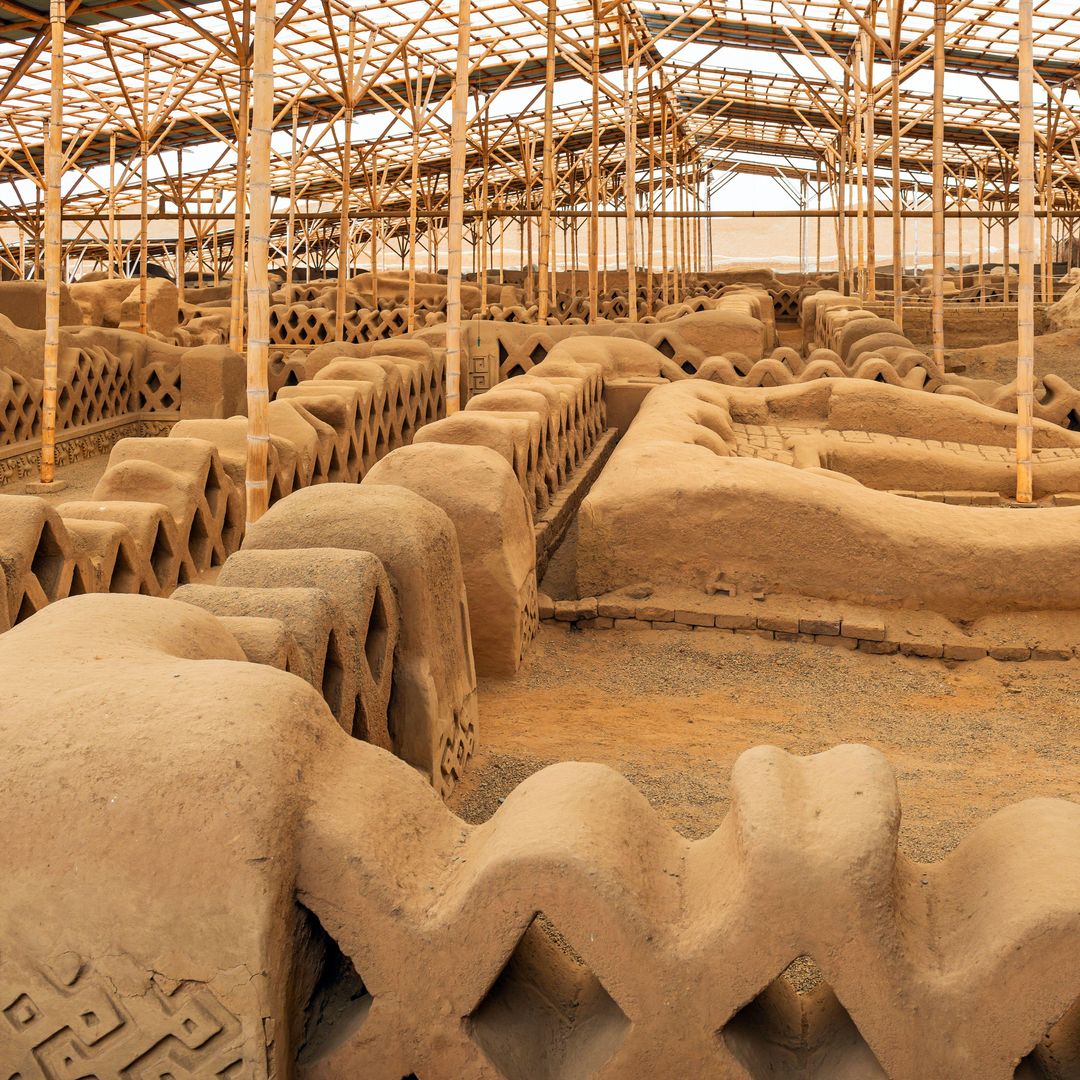 Ciudadela de Chan Chan en Trujillo, Perú