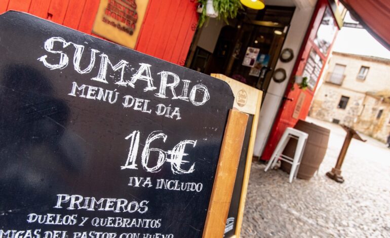 El menú del día sube otro 6% en un año y cuesta ya 14 euros