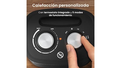 Este calentador cerámico a la venta se puede comprar en Amazon.