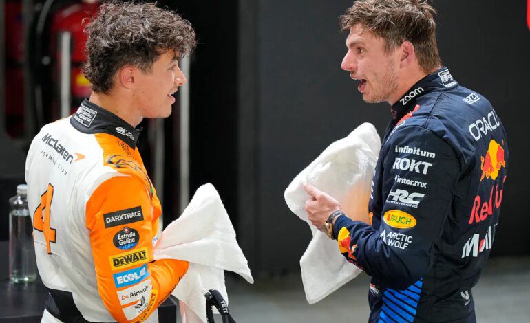 Norris no se cree a Verstappen: "Debería empezar a hacer comedia"