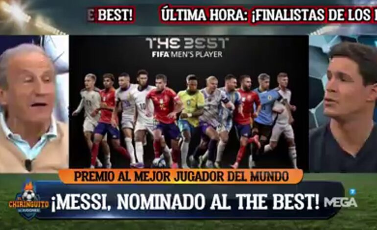 Edu Aguirre explota por la nominación de Leo Messi al ‘The Best’: «Una vergüenza futbolística»