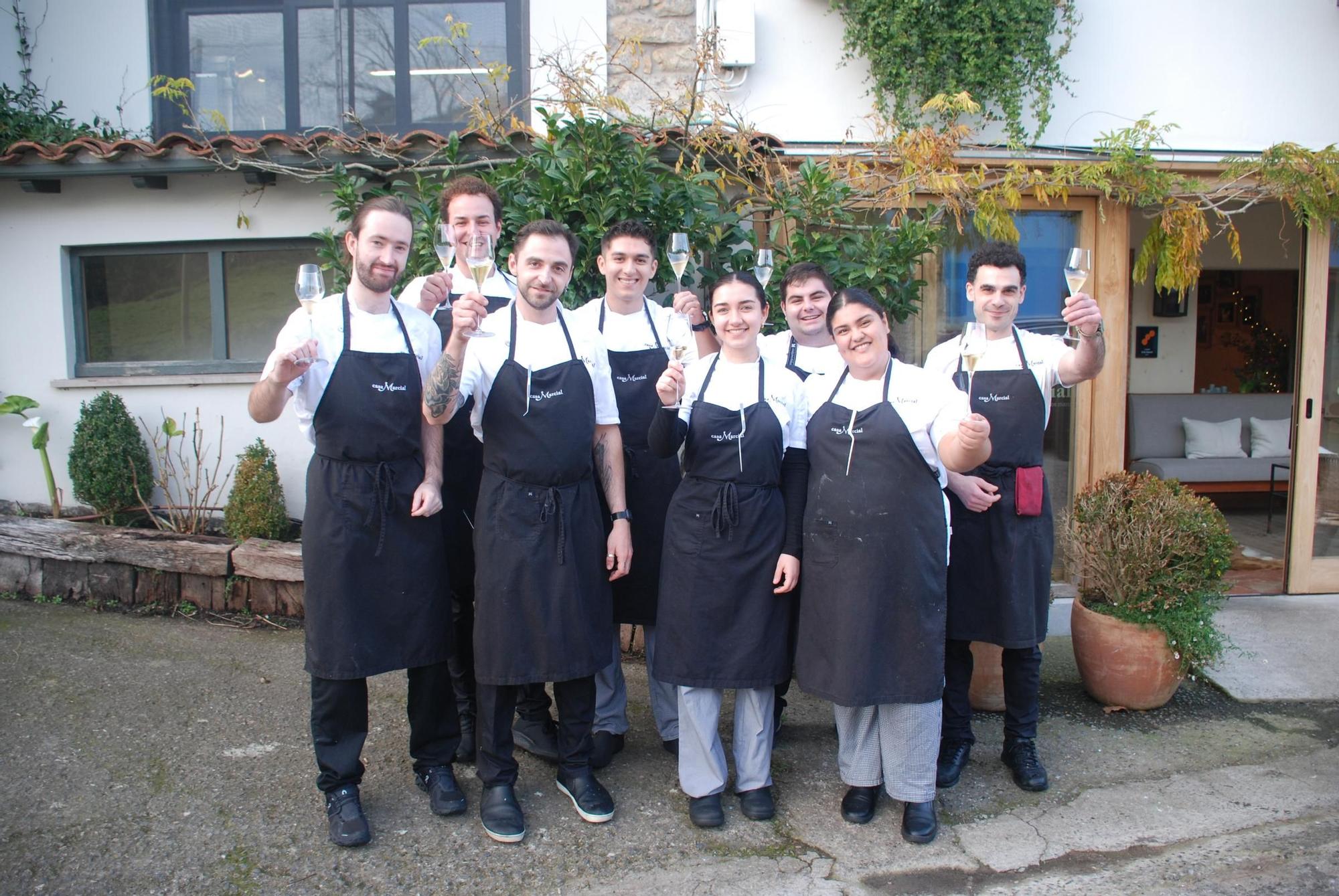 La celebración en Casa Marcial por la tercera estrella Michelin