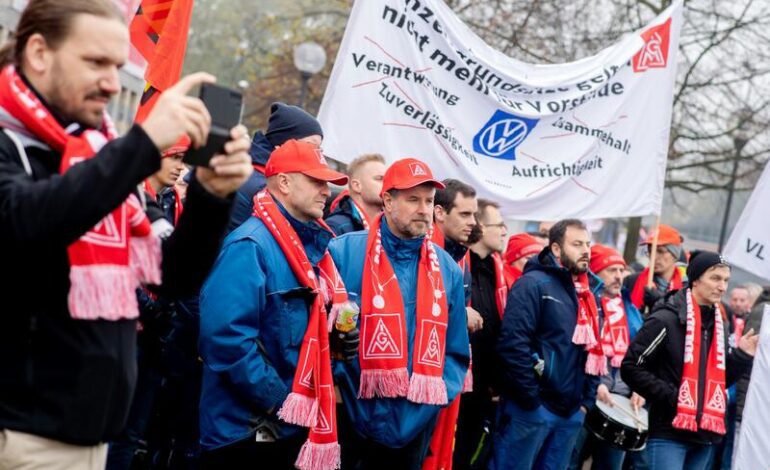 El día en que los trabajadores de Volkswagen en Alemania irán a la huelga