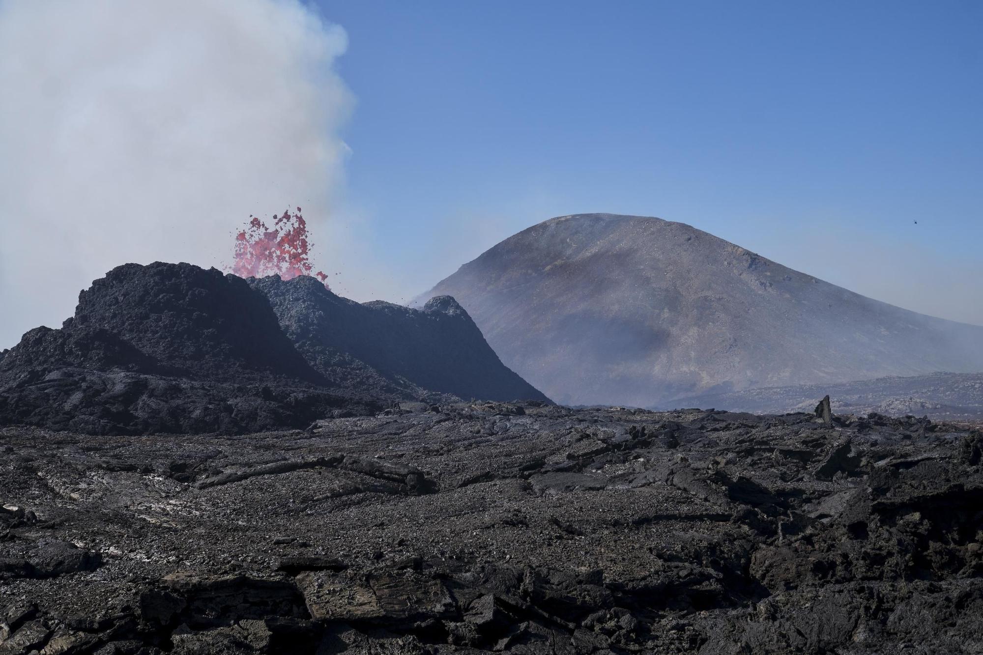 Islandia sufre la séptima erupción volcánica en el último año