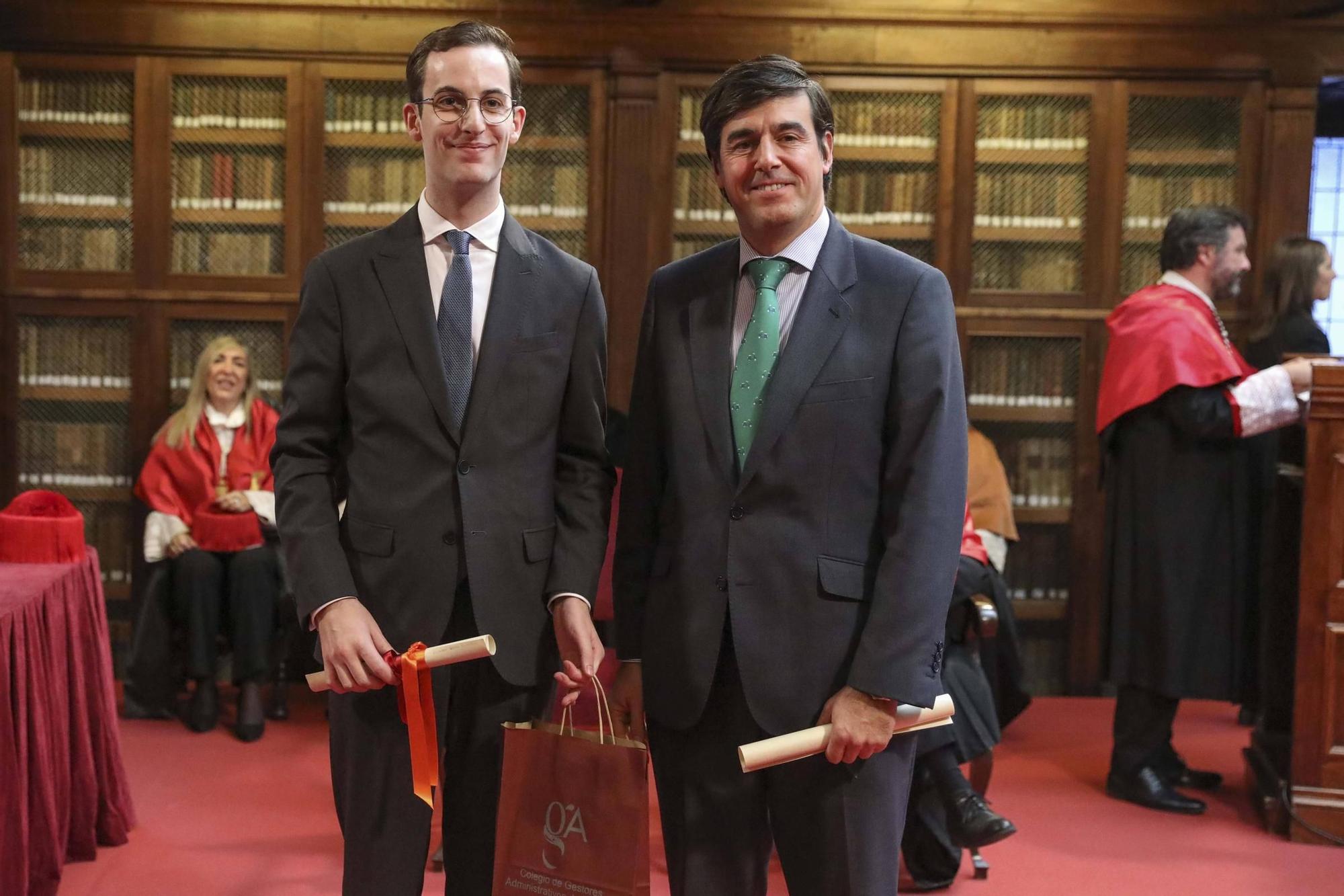 En imágenes: Así fue la entrega de premios a los mejores expedientes de la Universidad de Oviedo 2024