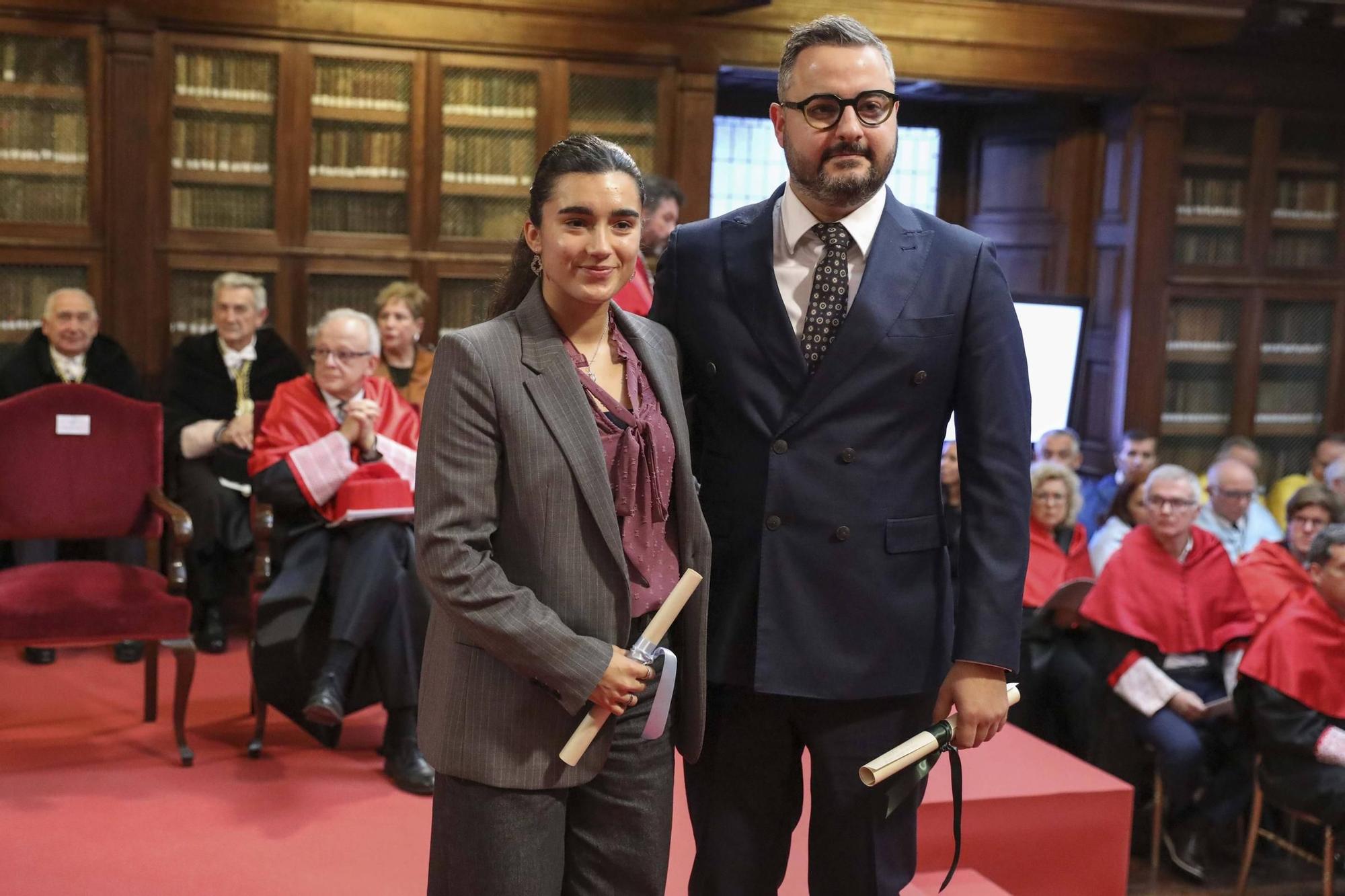 En imágenes: Así fue la entrega de premios a los mejores expedientes de la Universidad de Oviedo 2024