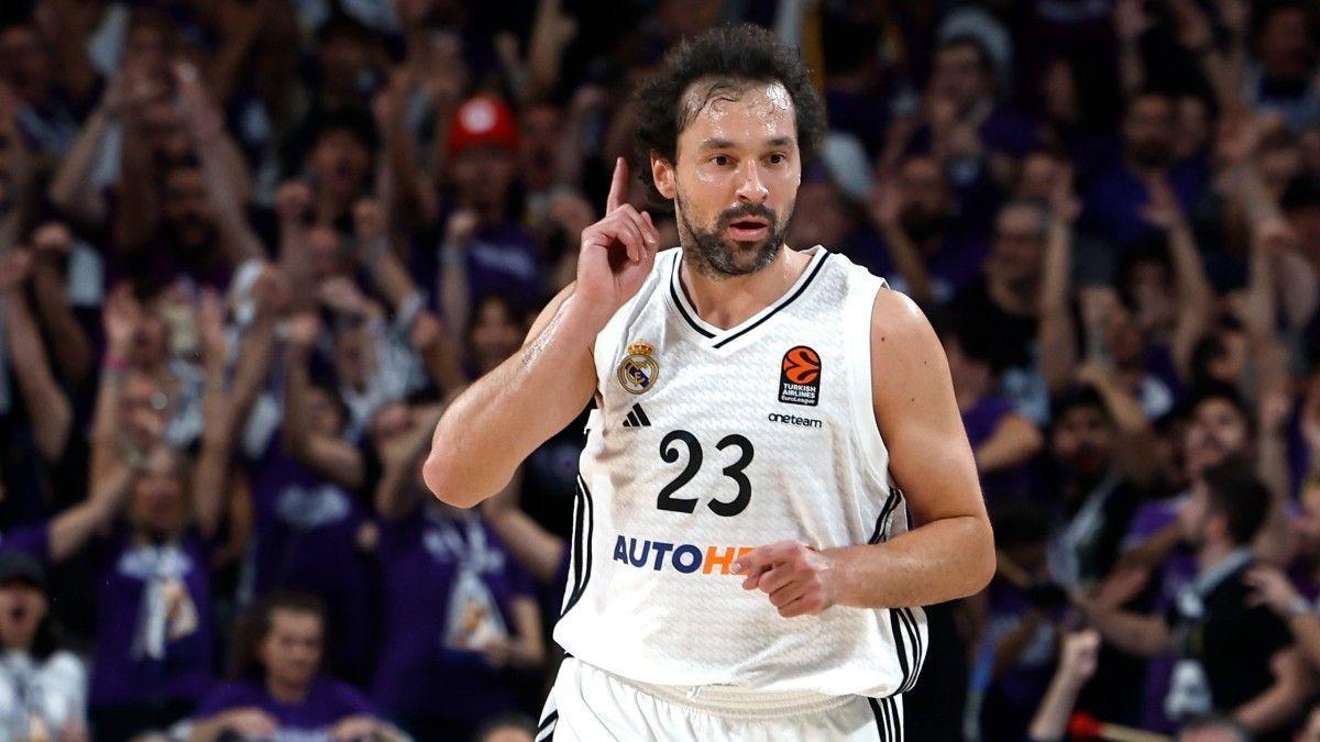 Sergio Llull volvió a aparecer en los momentos complicados del equipo.