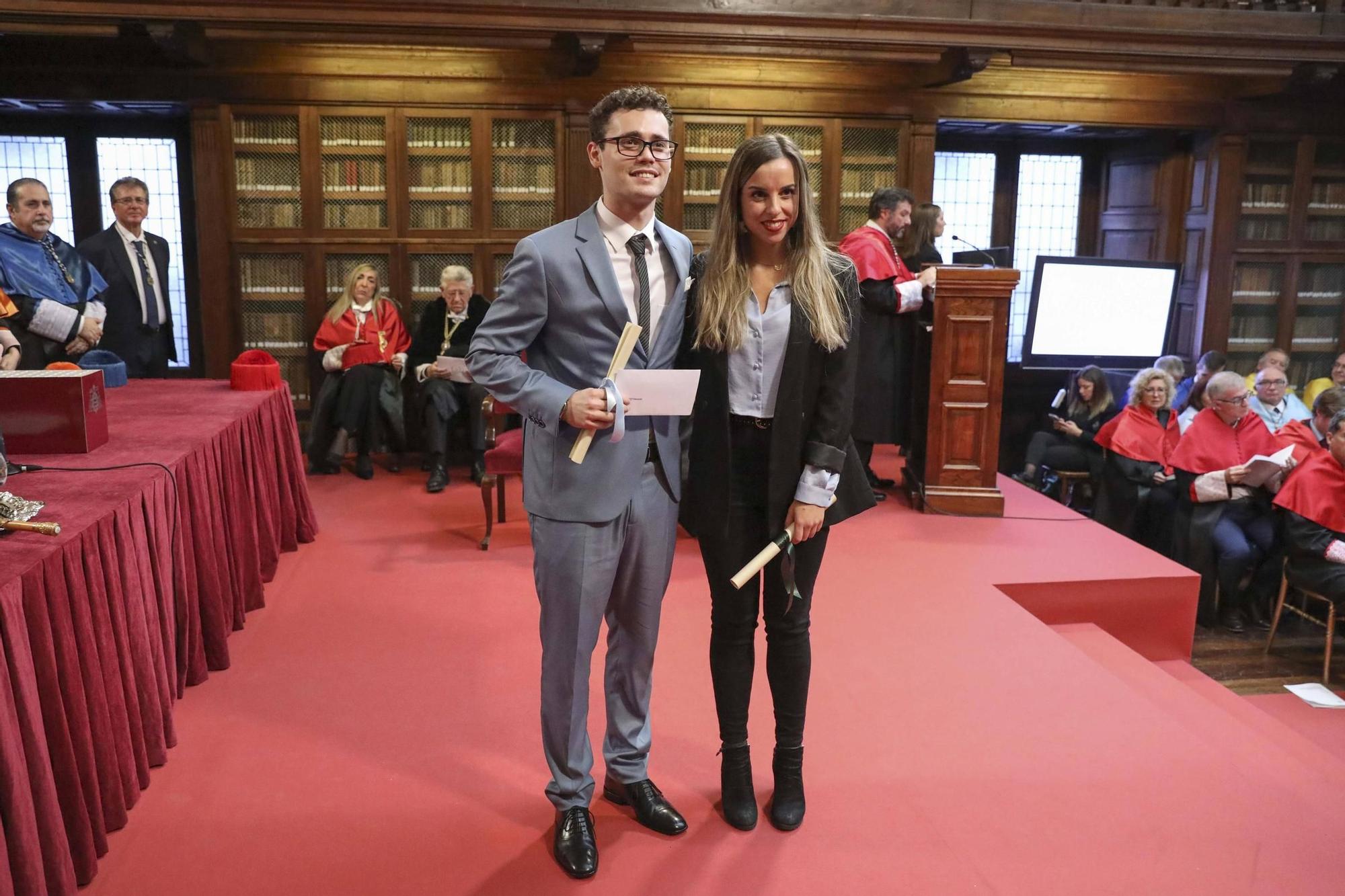 En imágenes: Así fue la entrega de premios a los mejores expedientes de la Universidad de Oviedo 2024