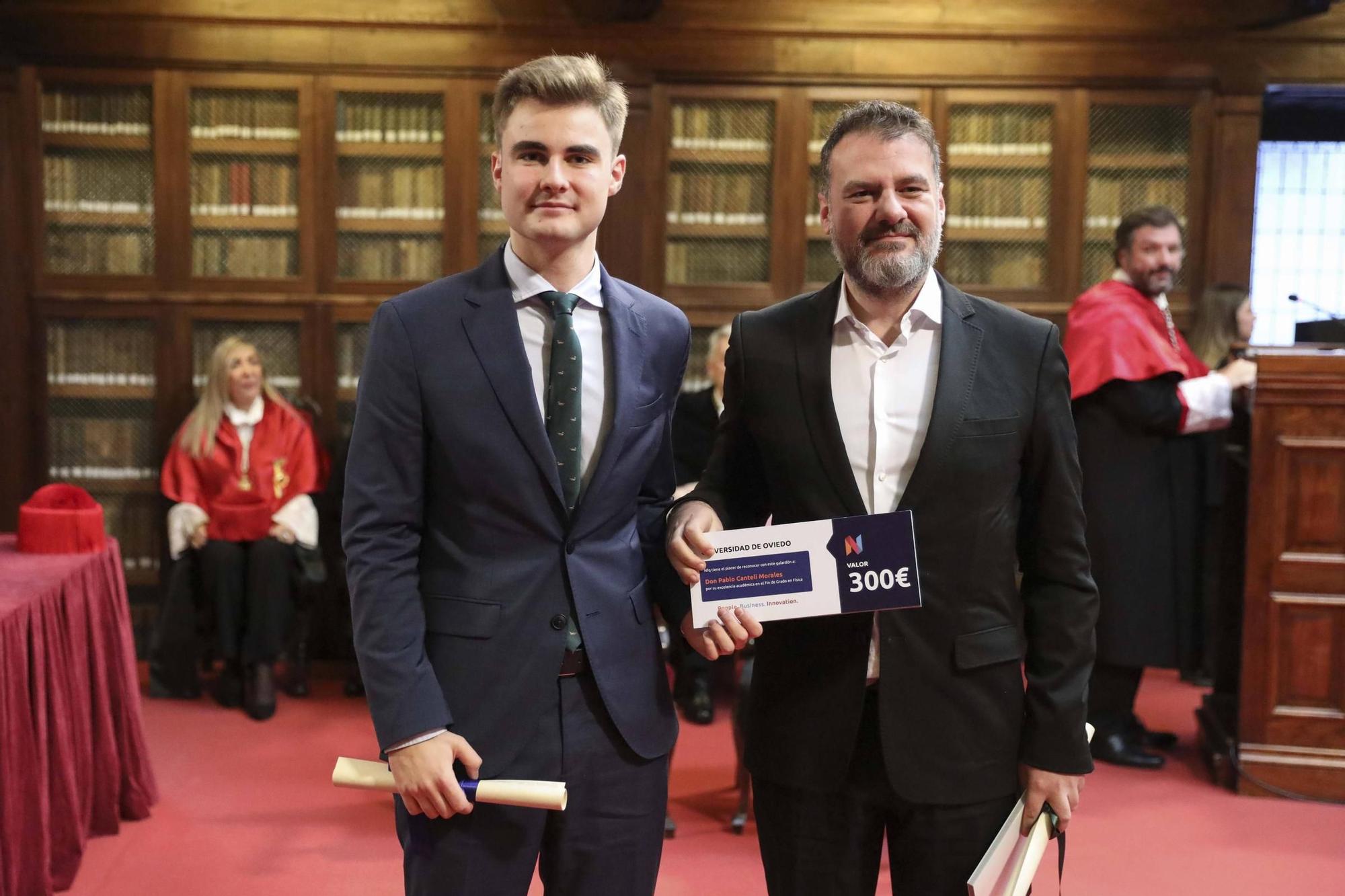 En imágenes: Así fue la entrega de premios a los mejores expedientes de la Universidad de Oviedo 2024