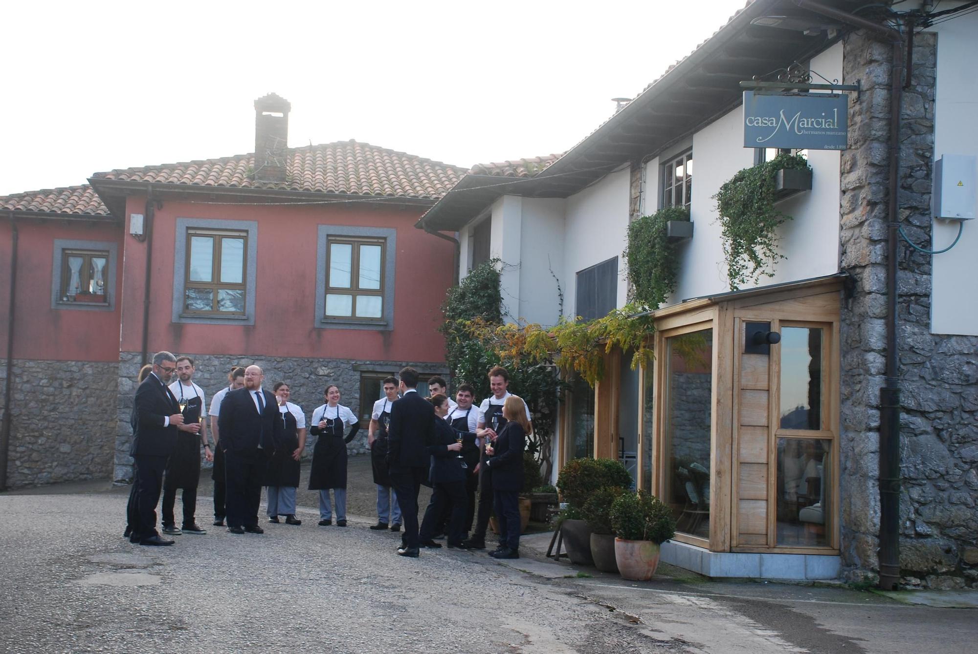 La celebración en Casa Marcial por la tercera estrella Michelin