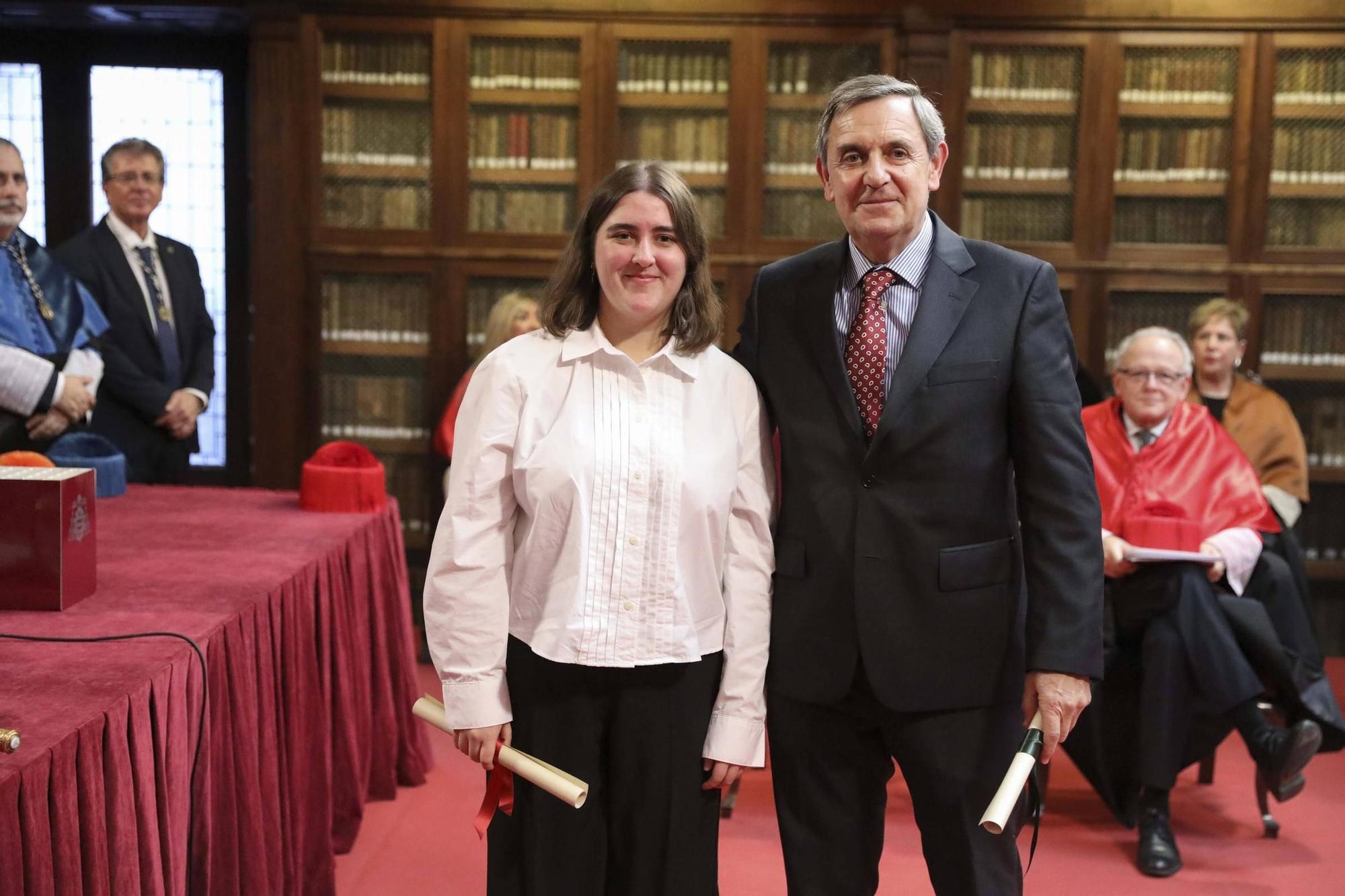 En imágenes: Así fue la entrega de premios a los mejores expedientes de la Universidad de Oviedo 2024