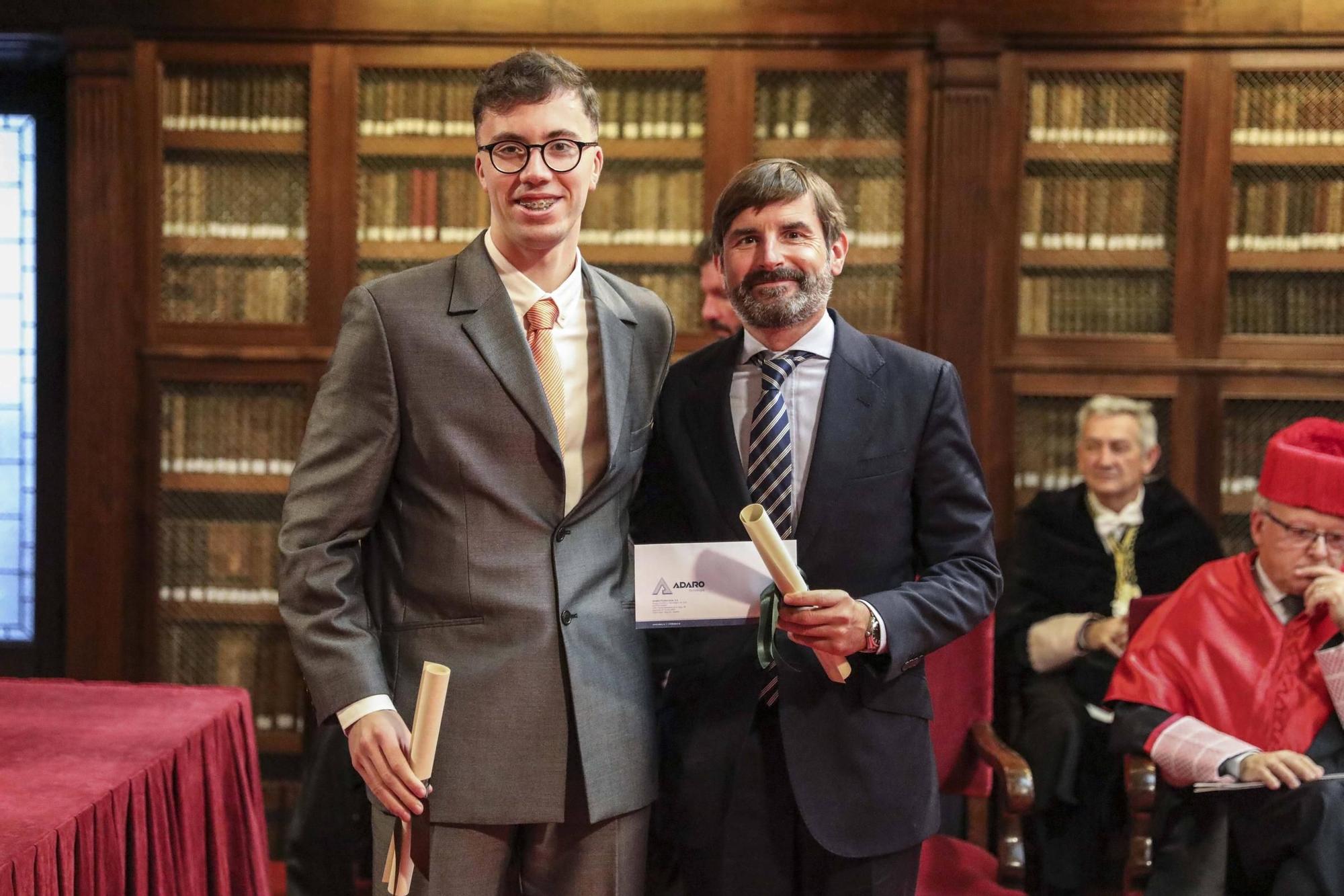 En imágenes: Así fue la entrega de premios a los mejores expedientes de la Universidad de Oviedo 2024