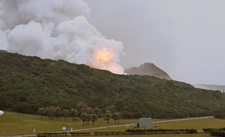 La segunda prueba del nuevo cohete japonés de combustible sólido también falla