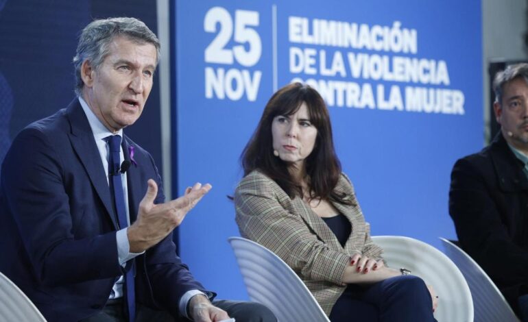 Feijóo reprocha al Gobierno no haber renovado el pacto de Estado contra la violencia machista