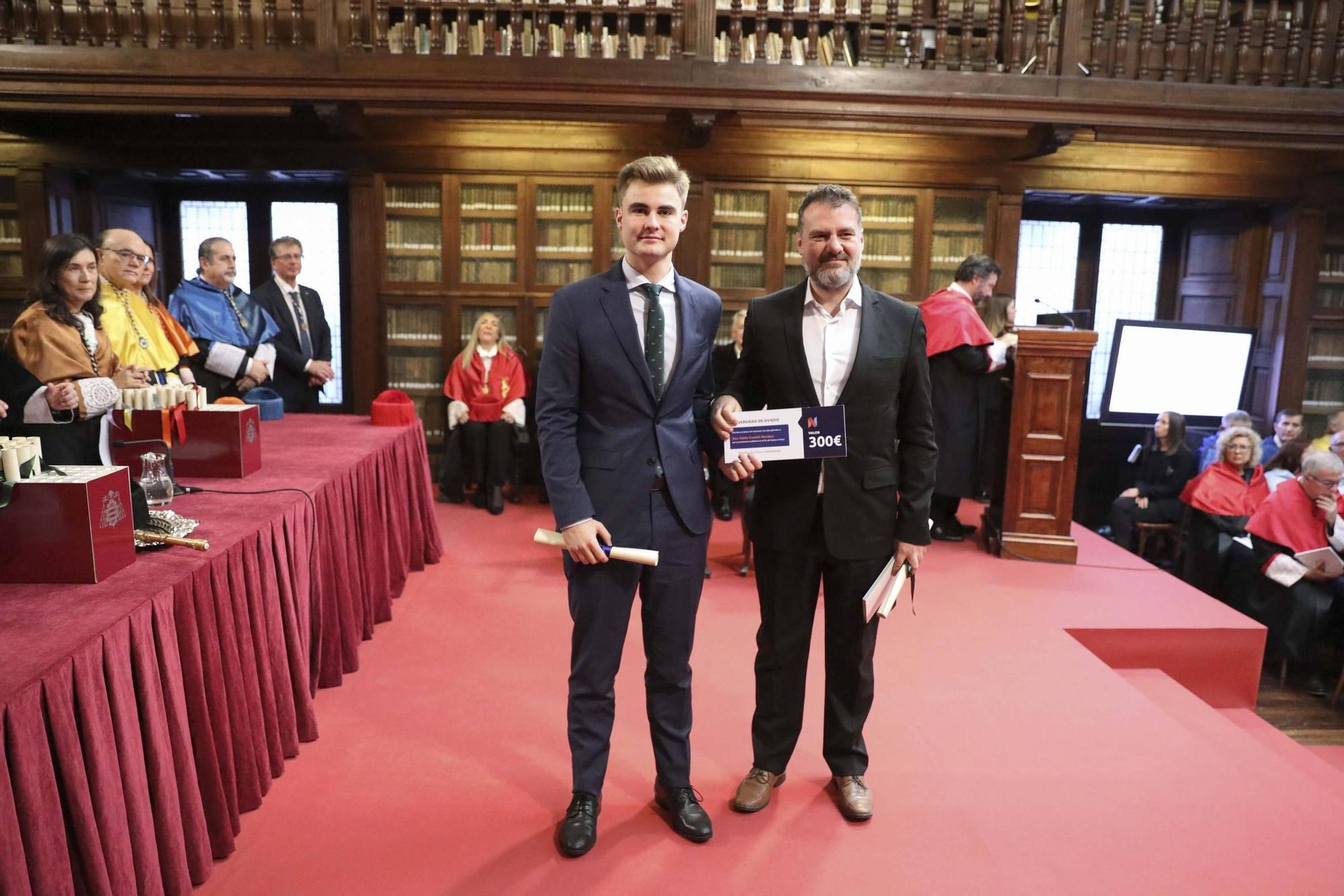 En imágenes: Así fue la entrega de premios a los mejores expedientes de la Universidad de Oviedo 2024