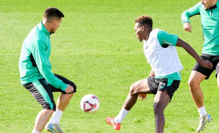 Athletic: Iñaki Williams, Sancet y Berenguer cierran semana fuera del grupo