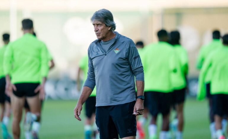 Betis: Pellegrini tira de cantera en un entrenamiento sin Diego Llorente