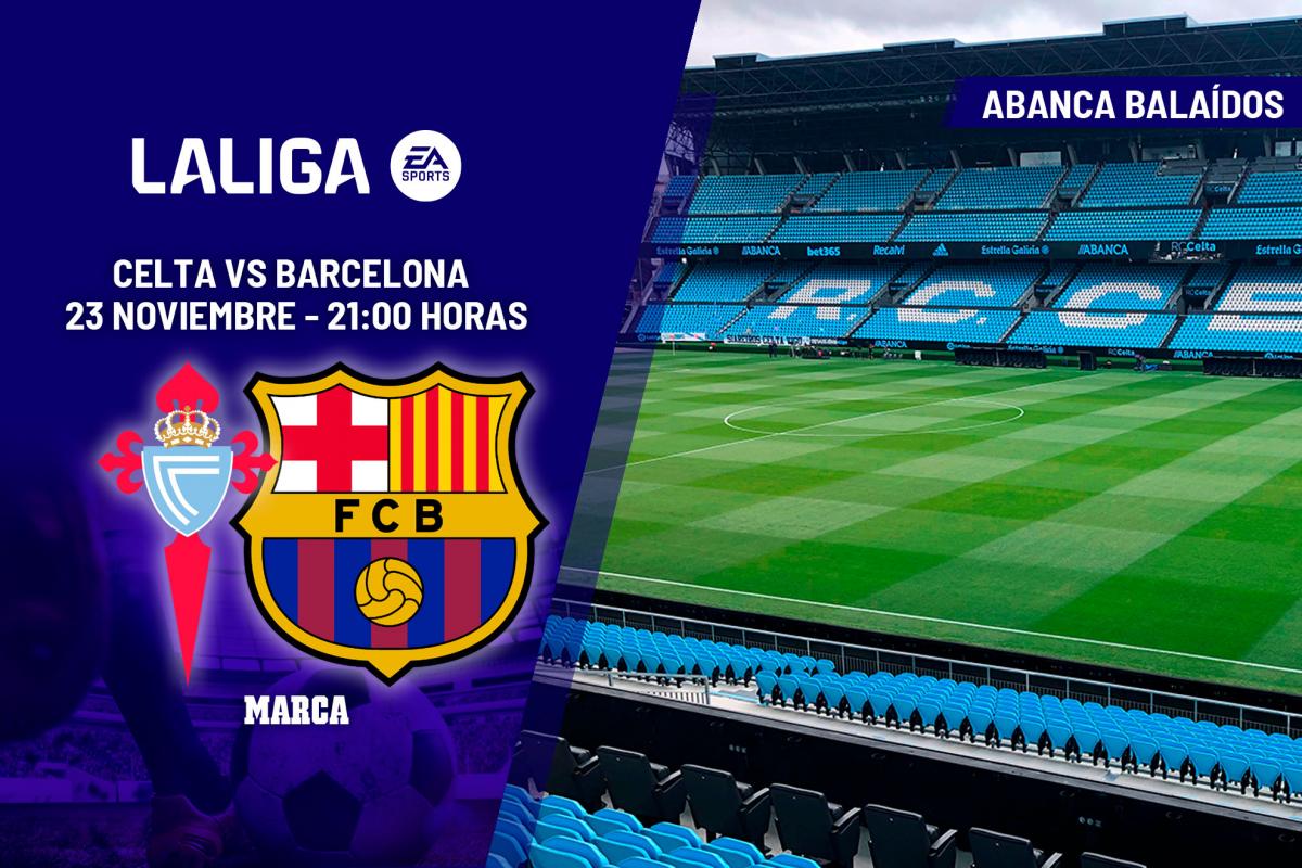 Celta de Vigo – Barcelona: horario y dónde ver en TV el partido de LaLiga EA Sports