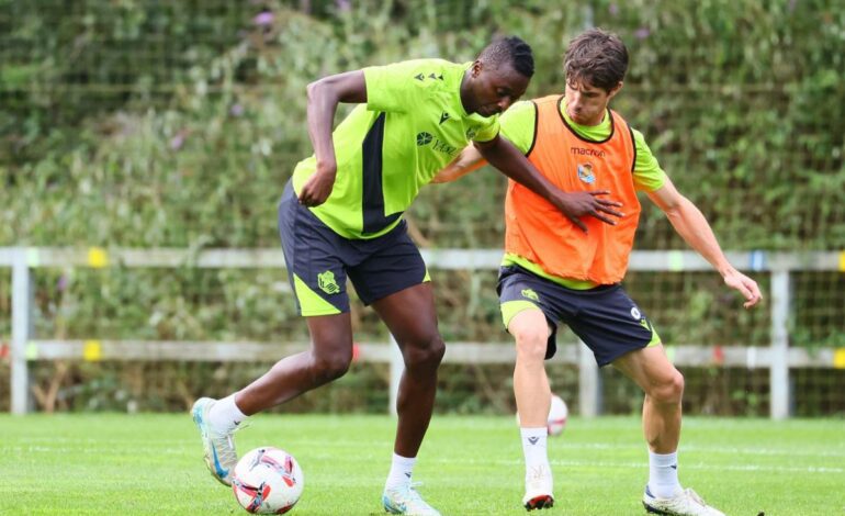 Real Sociedad: Sadiq: «Estoy entrenando bien, siendo un profesional, tener continuidad ya no depende de mí»