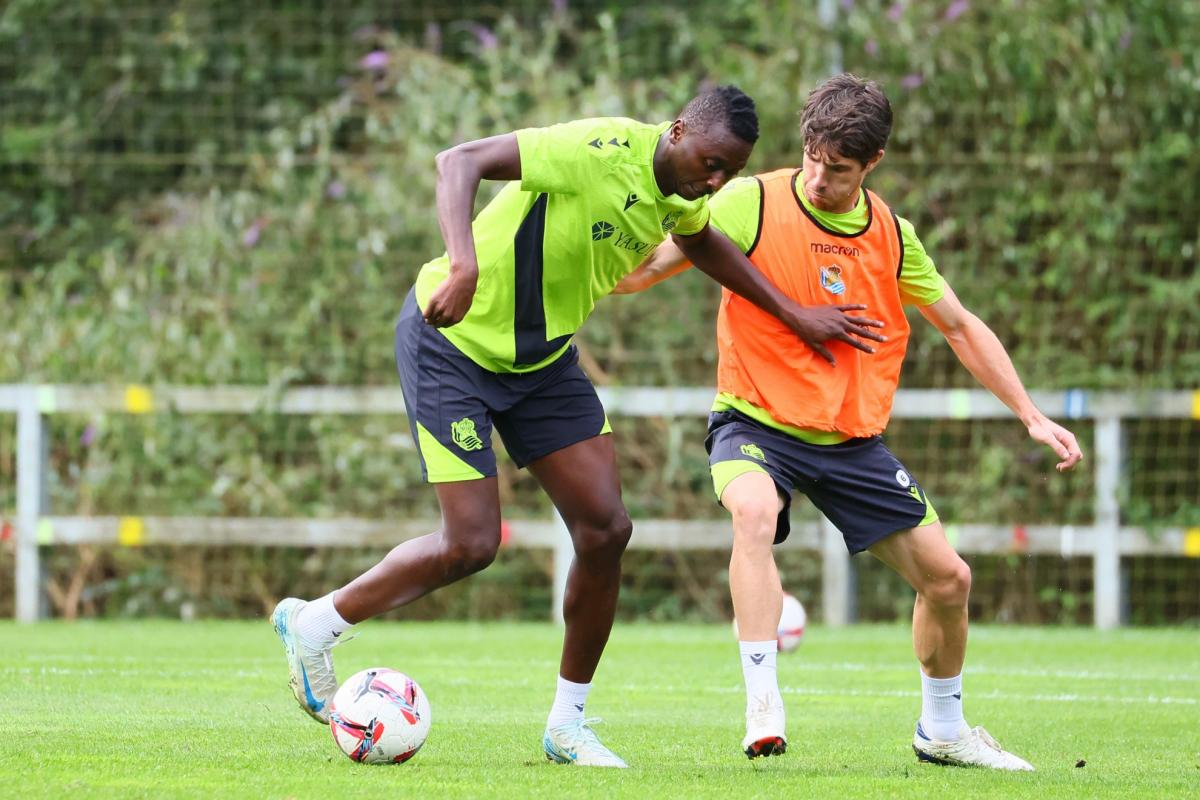 Real Sociedad: Sadiq: «Estoy entrenando bien, siendo un profesional, tener continuidad ya no depende de mí»