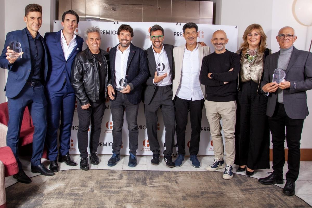 Carlos Verona, Óscar Freire, Chema Martínez y Albano Galán, Premios Gregarious 2024