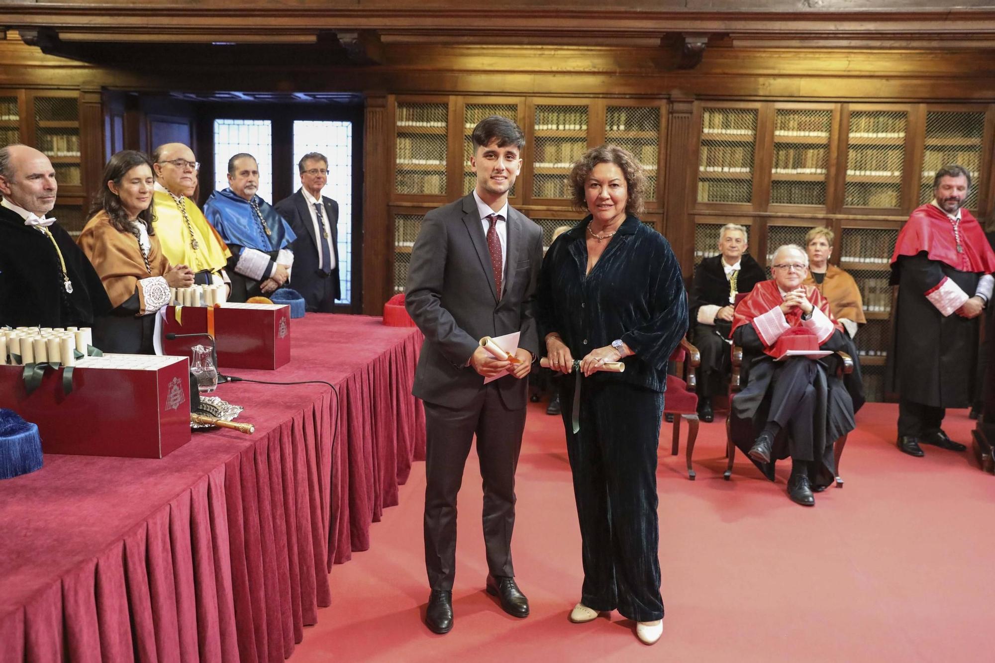 En imágenes: Así fue la entrega de premios a los mejores expedientes de la Universidad de Oviedo 2024