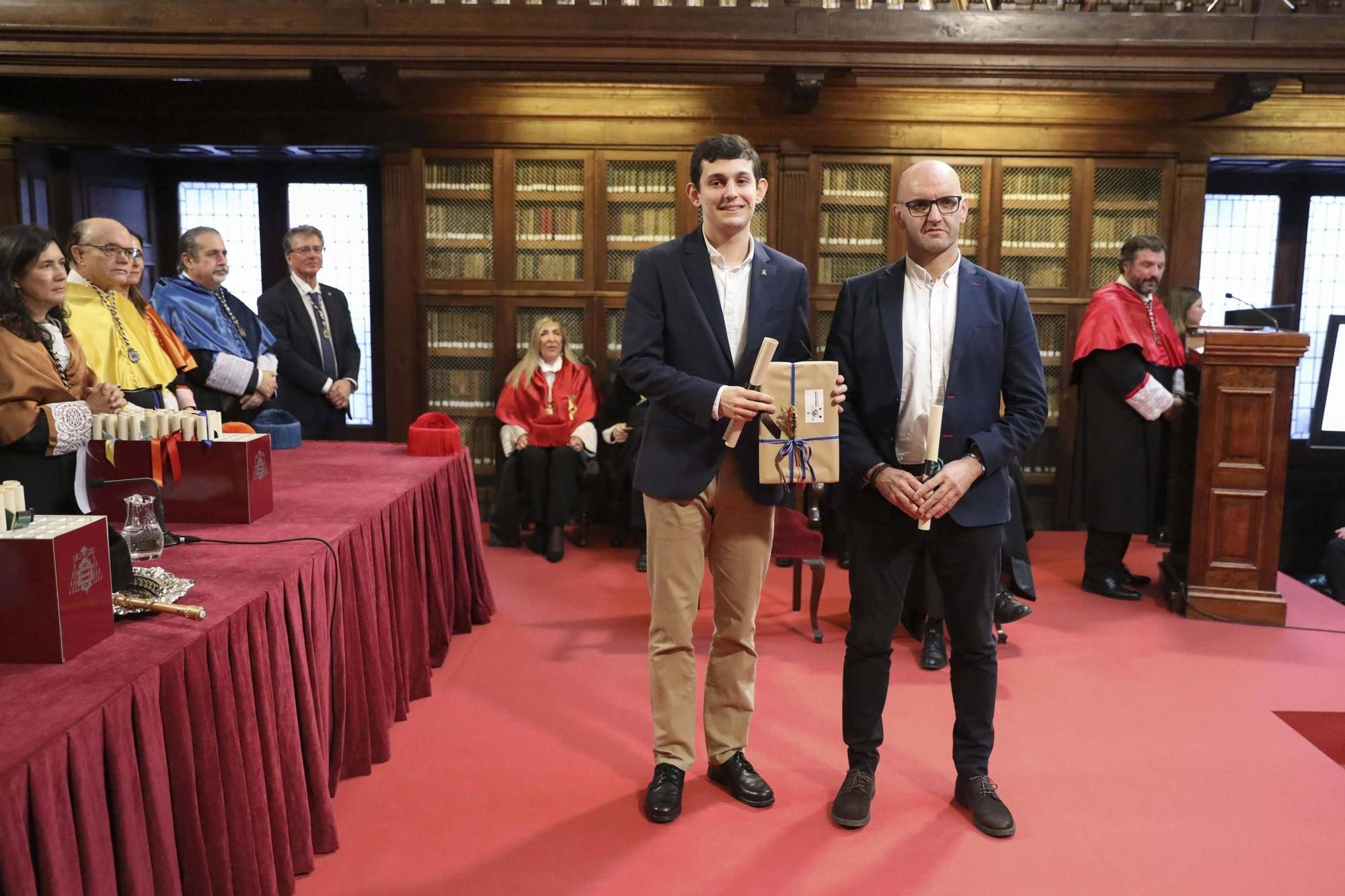 En imágenes: Así fue la entrega de premios a los mejores expedientes de la Universidad de Oviedo 2024