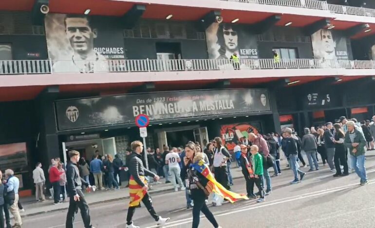 Valencia: Mestalla, con un nudo en la garganta