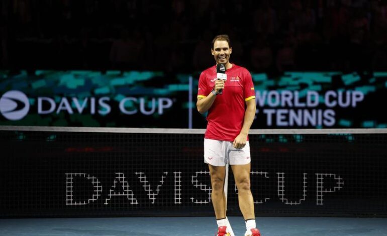 Las imágenes de la despedida del tenis de Rafa Nadal en la Copa Davis en Málaga