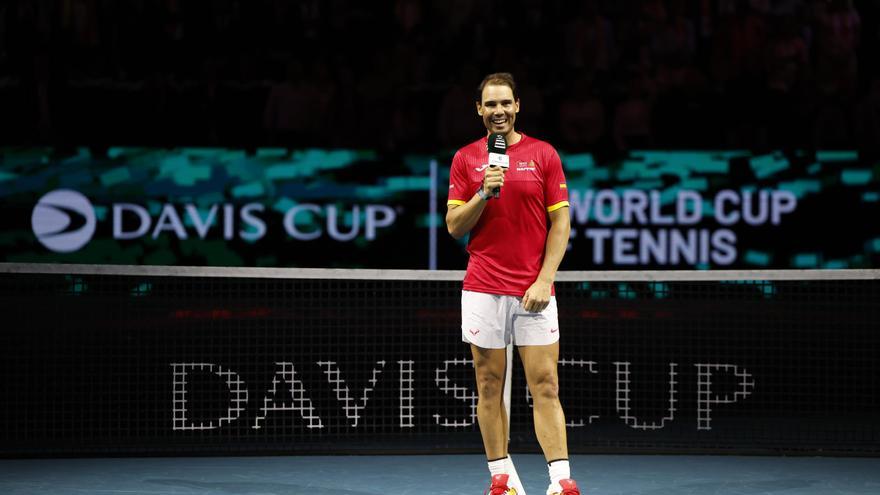 Las imágenes de la despedida del tenis de Rafa Nadal en la Copa Davis en Málaga