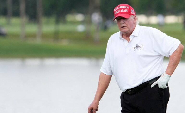 La paz en el golf, el último reto de Trump fuera de la política antes de volver a la Casa Blanca: «Me llevará 15 minutos»