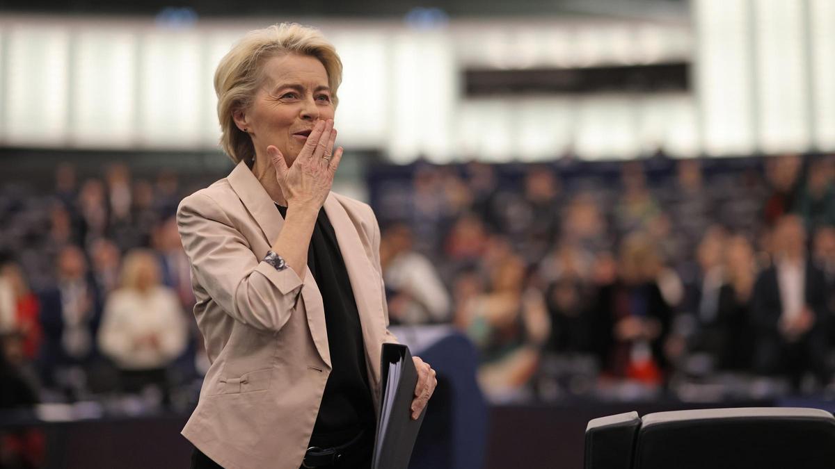 El Parlamento Europeo aprueba la Comisión de Von der Leyen con el voto en contra del PP español