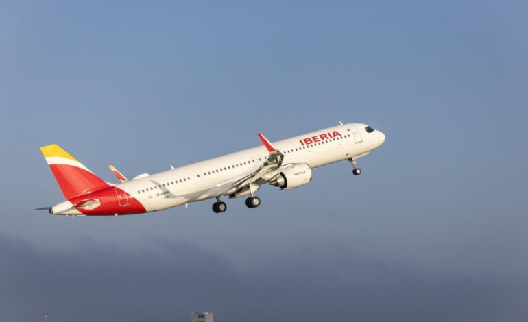 Así es el nuevo avión de pasillo único que estrena Iberia a nivel mundial y conectará Madrid con Boston y Washington