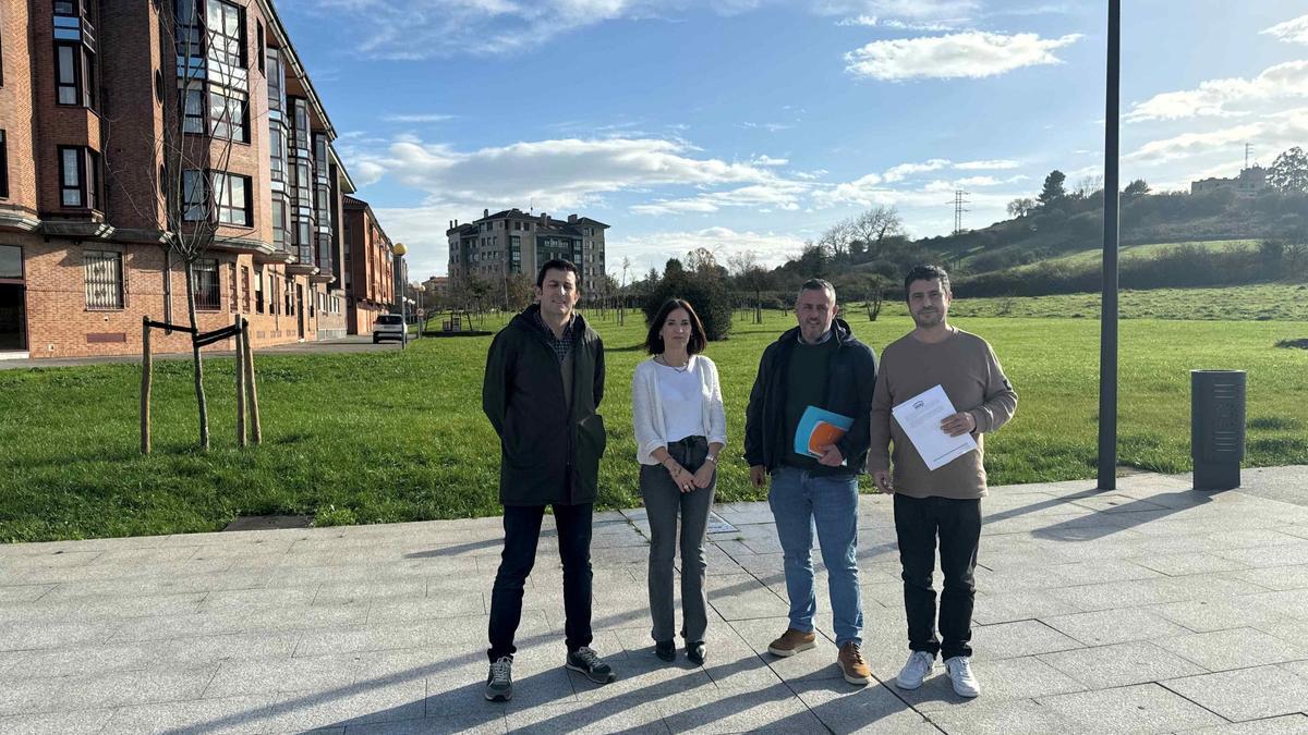 Siero adjudica el proyecto de regeneración de zonas verdes de la Plaza Central de Lugones