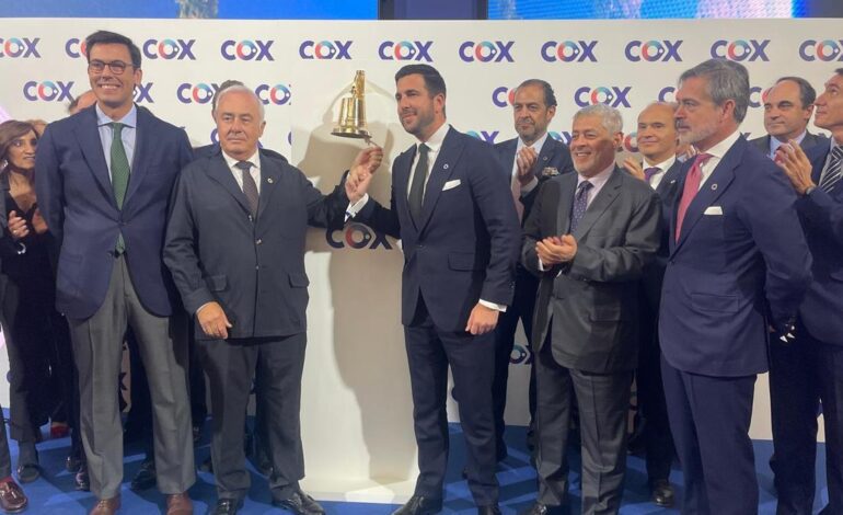 COX ESTRENO EN BOLSA | Cox se estrena en el parqué con bajadas